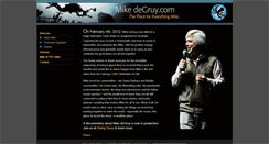 Desktop Screenshot of mikedegruy.com